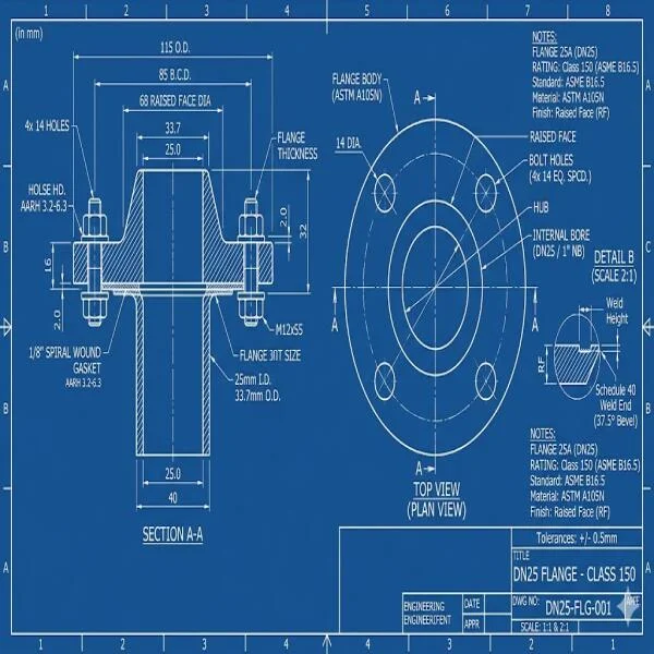 Tìm hiểu về 25A flange