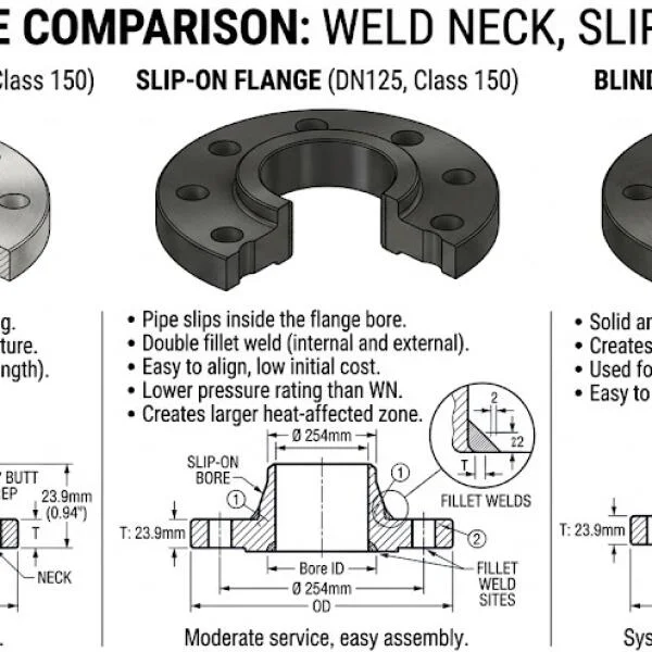 Flange 5 là DN bao nhiêu