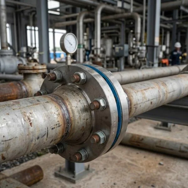 Lắp đặt flange 8 inch ansi 150