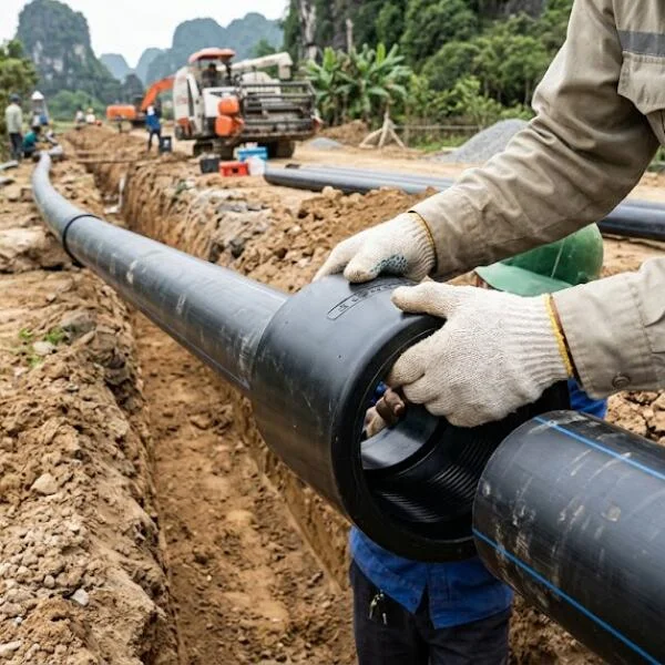 Lựa chọn khớp nối ống HDPE 110