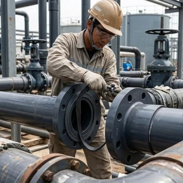 Mặt bích nhựa phi 200