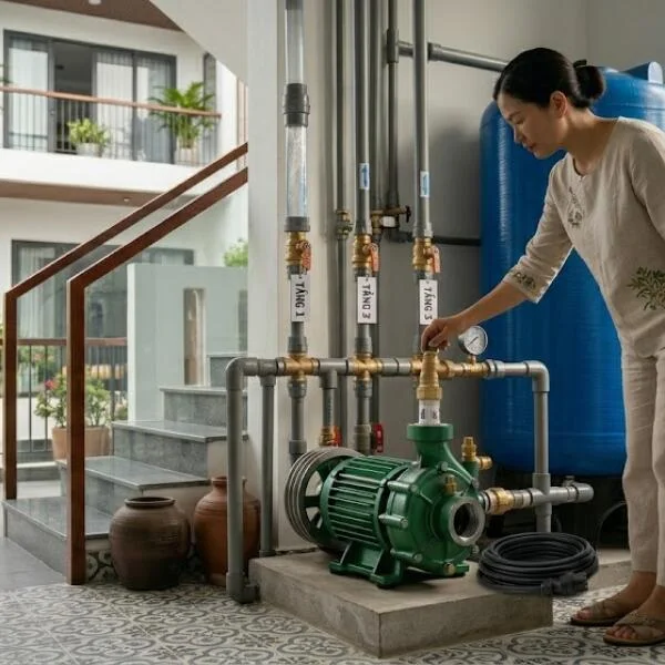 Sử dụng máy bơm hỏa tiễn 3hp