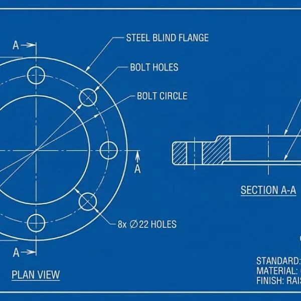 Lựa chọn steel blind flange