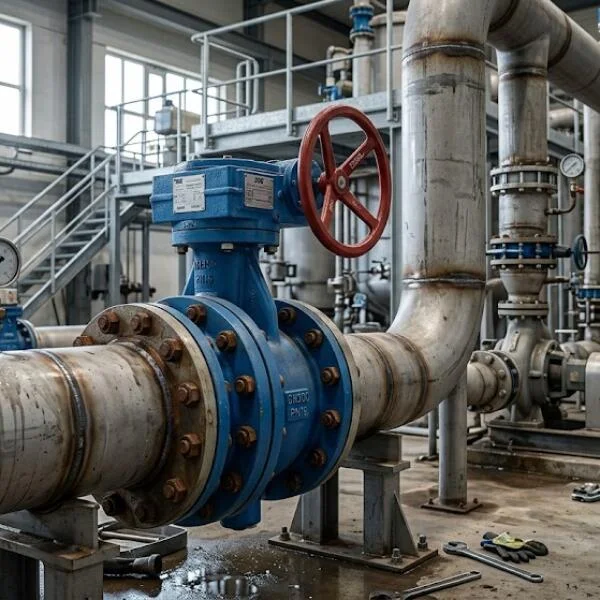 Hệ thống van bướm DN300