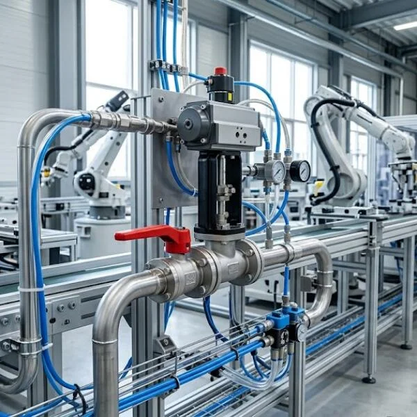 Vai trò van đóng ngắt khí nén