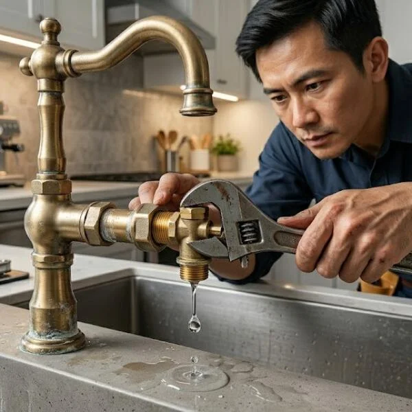 Hướng dẫn cách sửa vòi nước bằng đồng