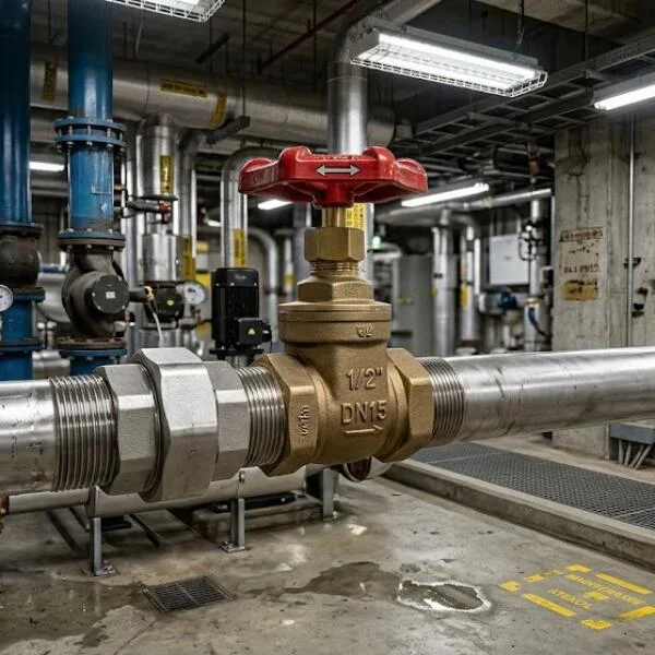 Lắp đặt gate valve 1 2