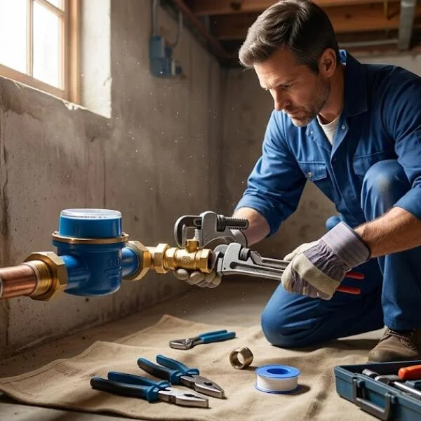 Thay van đồng hồ nước đúng kỹ thuật