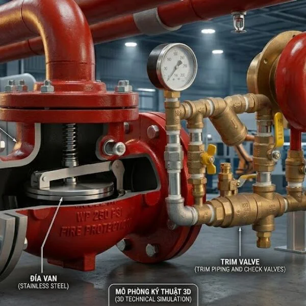 Sự an toàn van báo động dn125
