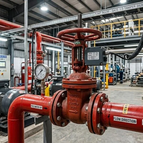 Giới thiệu van cổng kèm công tắc giám sát dn100