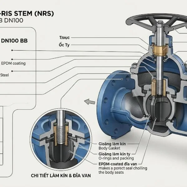 Van cổng ty chìm bb dn100 là gì?