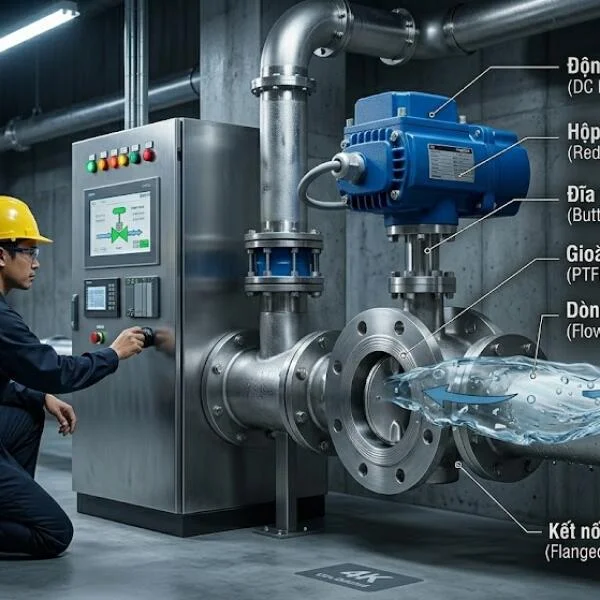 Van đóng mở tự động hoạt động