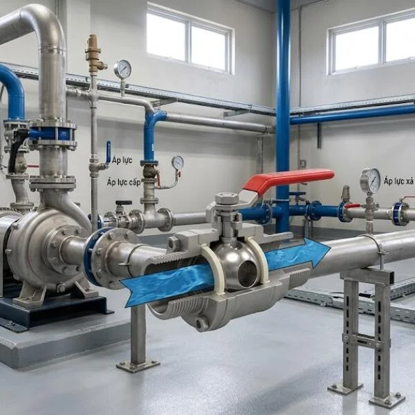 Ball valve with nipple tốt