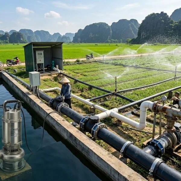 Thị trường bán bơm nước