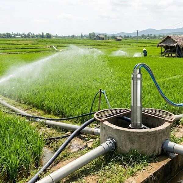 Bơm hỏa tiễn 3 pha 5hp- giải pháp kỹ thuật