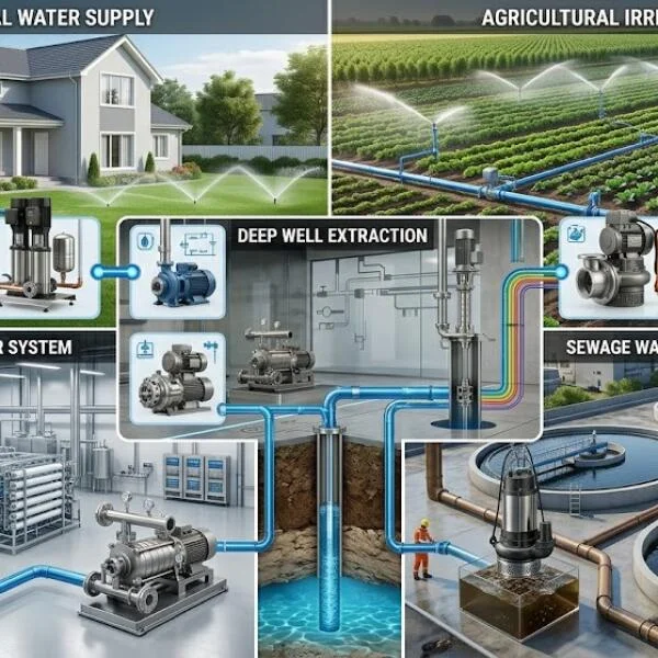 Các loại máy bơm nước phổ biến