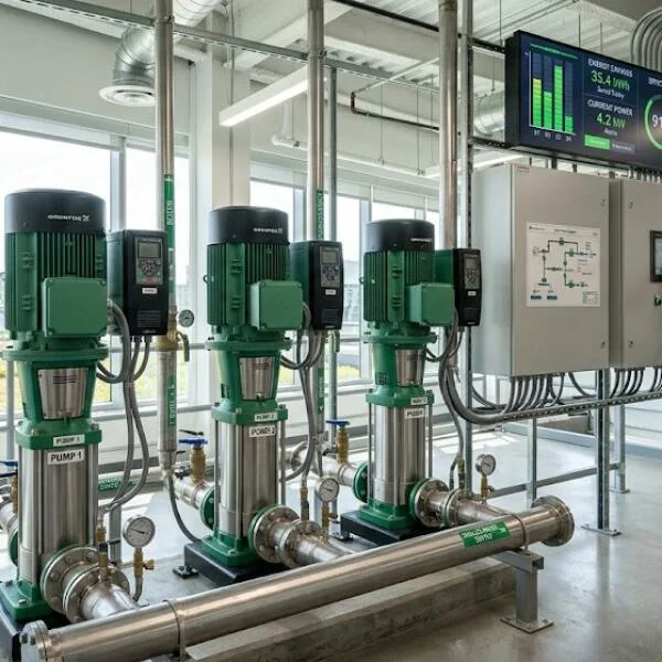 Chi tiết công suất tiêu thụ máy bơm nước