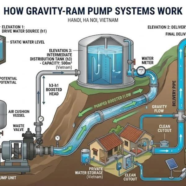 Lắp đặt gravity pumps
