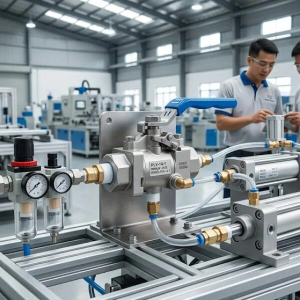 Giải pháp then chốt khoá khí nén
