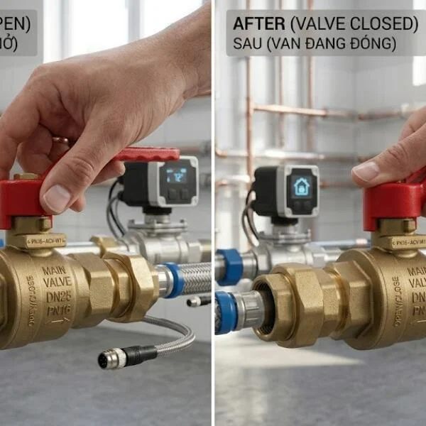 Main water valve shut off an toàn