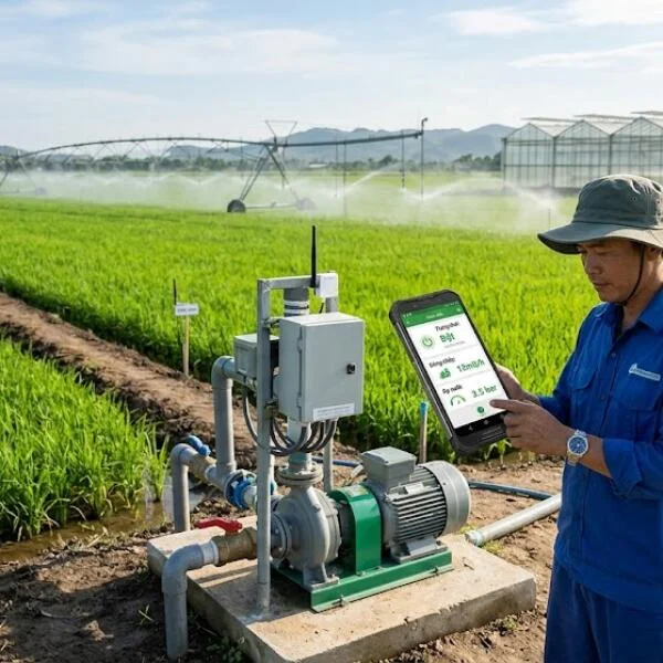 Máy bơm điều khiển từ xa hiện đại