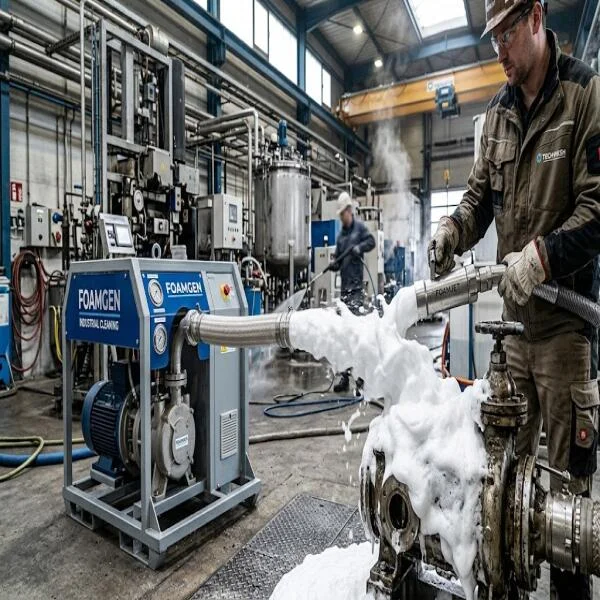 Ứng dụng máy bơm foam