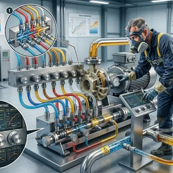Giải phấp của máy bơm hóa chất công nghiệp