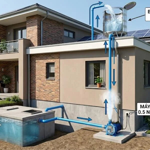 Máy bơm nước 0.5 ngựa là gì