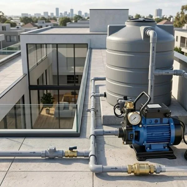 Sử dụng máy bơm tăng áp 1hp