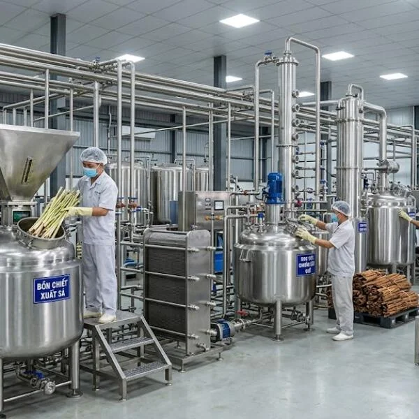 Vận hành máy chiết suất tinh dầu