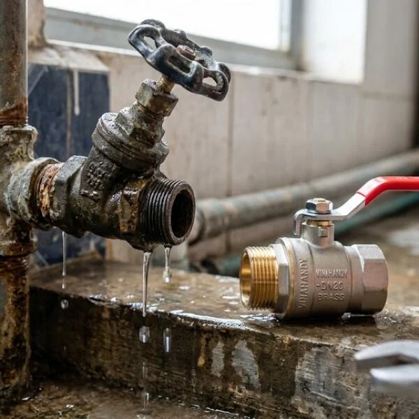 Các bước thay khoá nước
