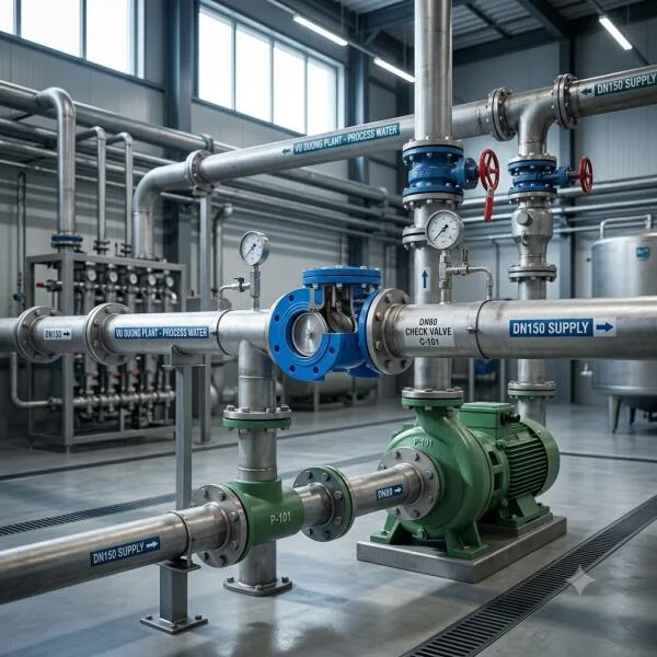 Thiết bị then chốt van 1 chiều dn80