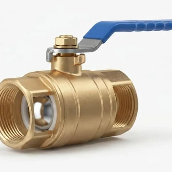 Brass Ball Valve With Blue Handle