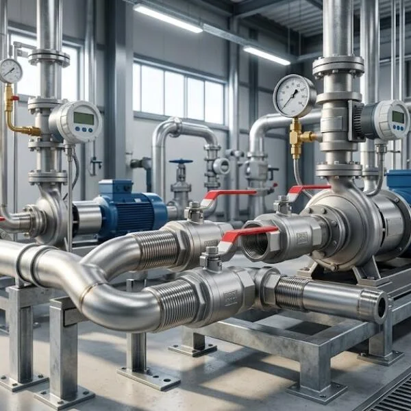 Female valve trong hệ thống đường ống