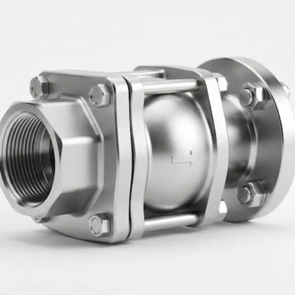 One way ball valve