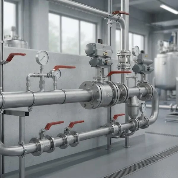 Hệ thống ball valve handle