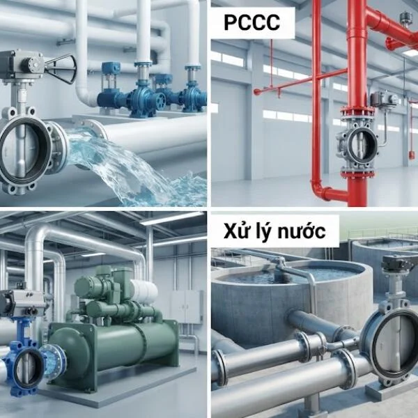 Các loại van bướm hiện nay