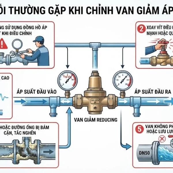 Cách chỉnh van giảm áp là gì?
