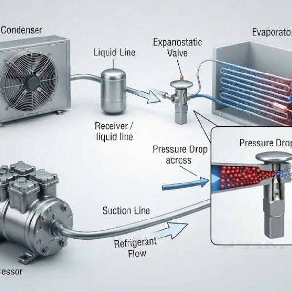 Ứng dụng van tiết lưu danfoss