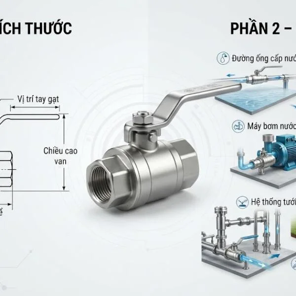 Vòi gạt inox phi 21 phổ biến