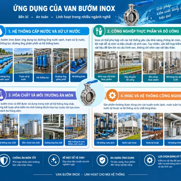 Butterfly valve stainless steel là gì?