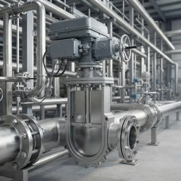 Đặt mua electric knife gate valve