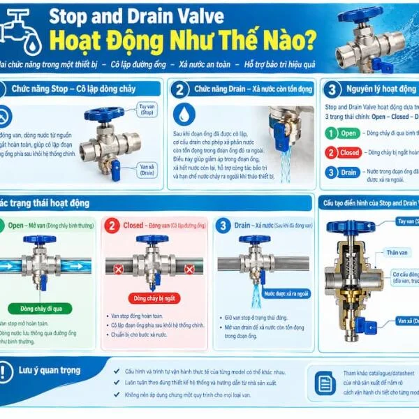 Stop and Drain Valve