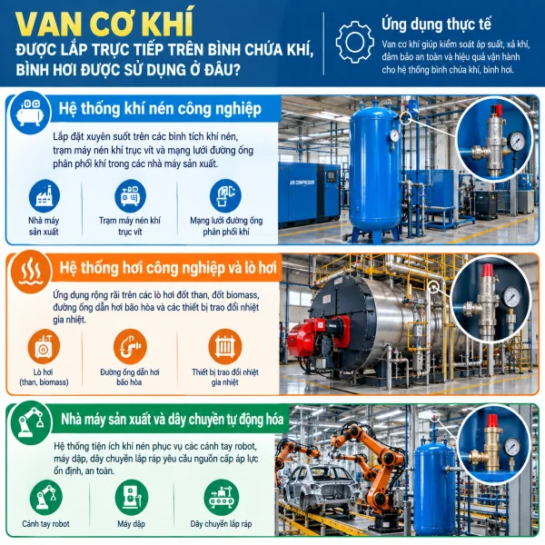 Nguyên lý hoạt động van bình hơi