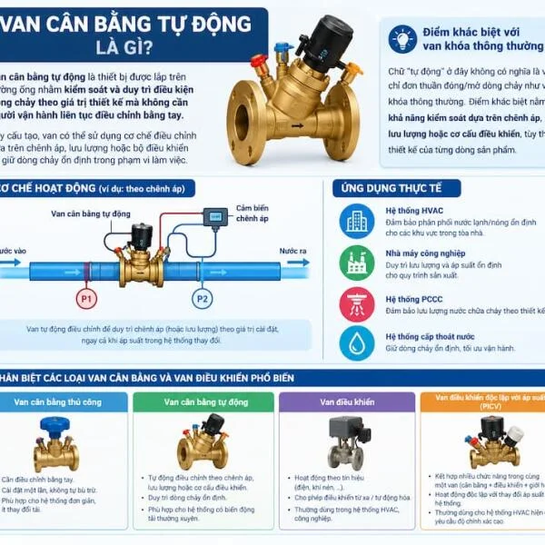 Van Cân Bằng Tự Động