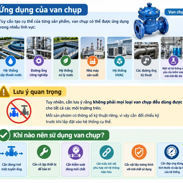 Cấu tạo của van chụp