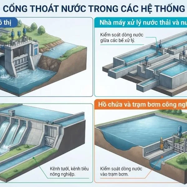 Vai trò van cống thoát nước