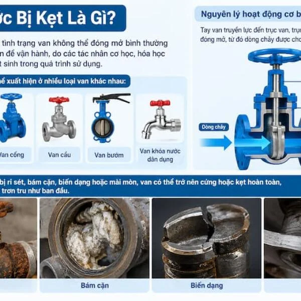 Van Nước Bị Kẹt
