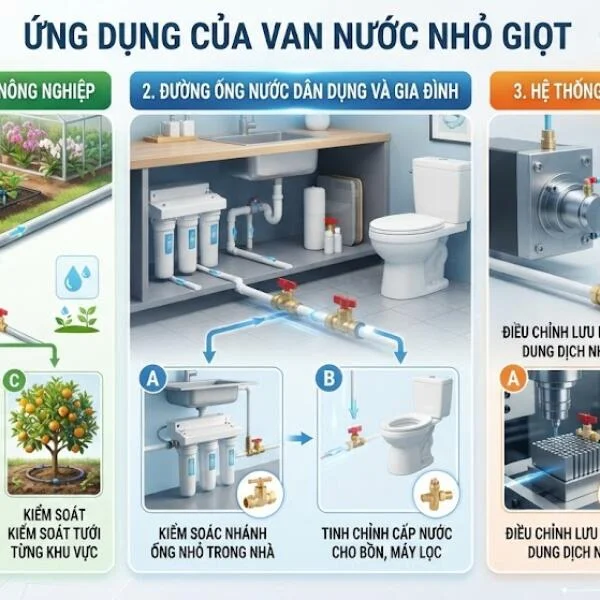 Cấu tạo van nước nhỏ giọt