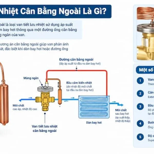 Van Tiết Lưu Nhiệt Cân Bằng Ngoài
